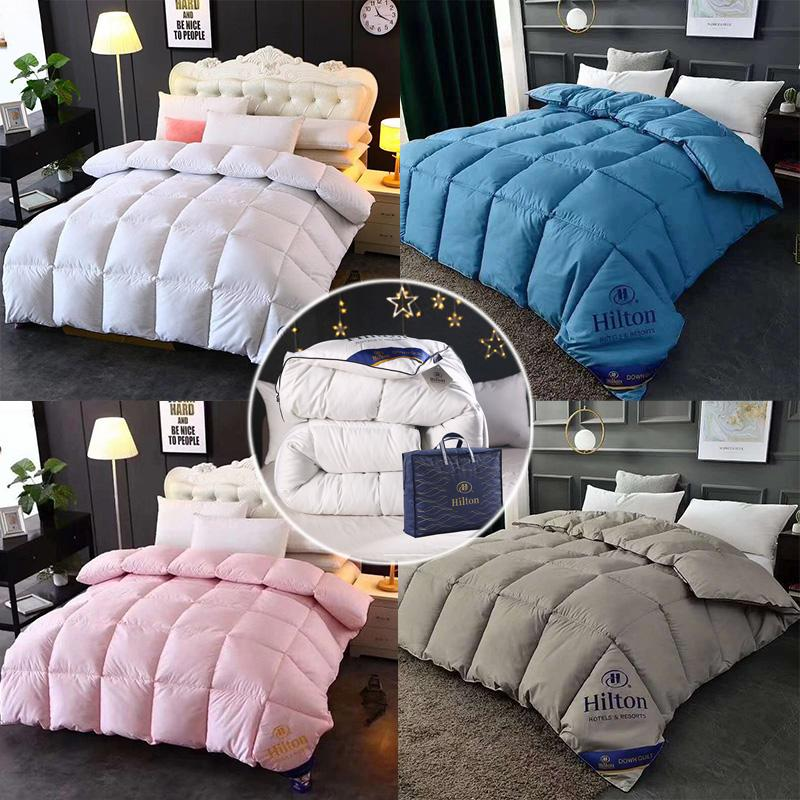 【秋冬特惠!貨到付款】希爾頓5星酒店專用羽絨被,單人/雙人任選,成本價出售,95%白鵝絲絨,保暖度高✅彈性回彈好,睡覺超暖和~ 【秋冬特惠!貨到付款】希爾頓5星酒店專用羽絨被,單人/雙人任選,成本價出售,95%白鵝絲絨,保暖度高✅彈性回彈好,睡覺超暖和~